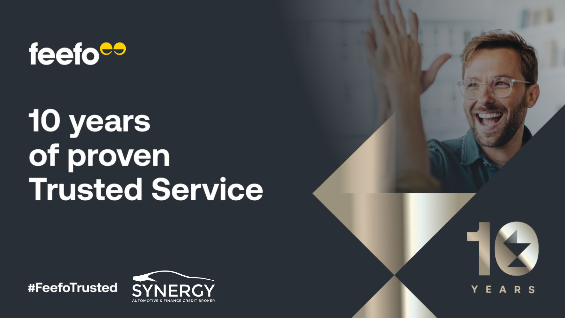 Synergy Receives Award for a Decade of Customer Service Excellence